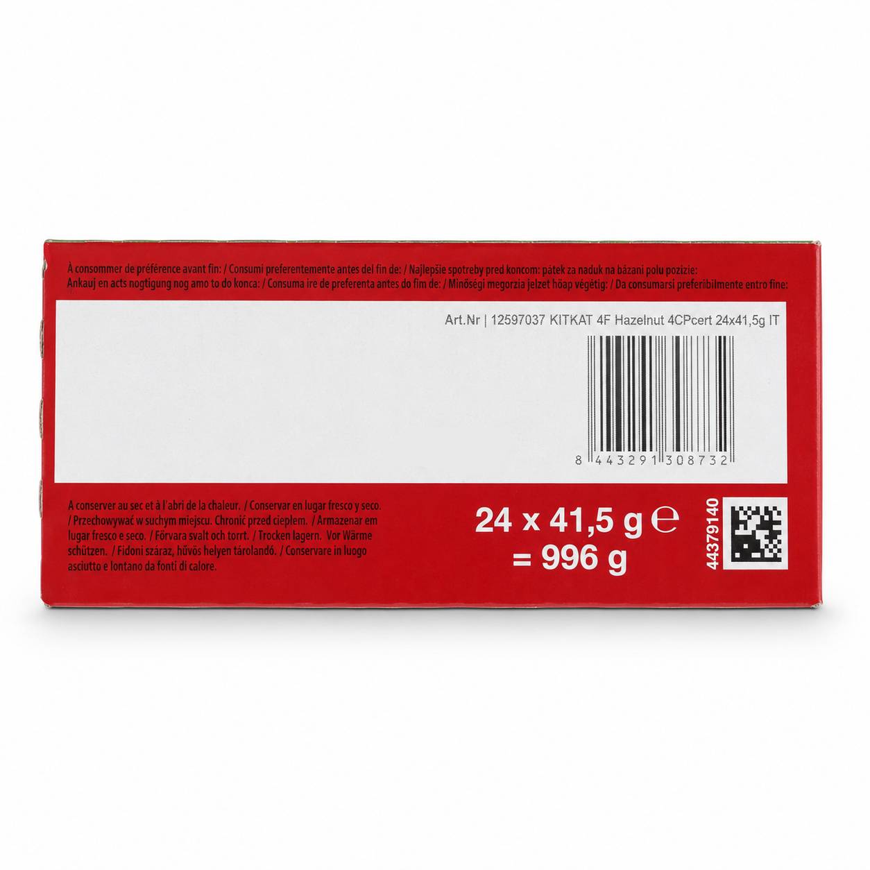 KitKat Classico – Box 24 Confezioni da 41,5 g, Wafer Ricoperto di Cioccolato al Latte