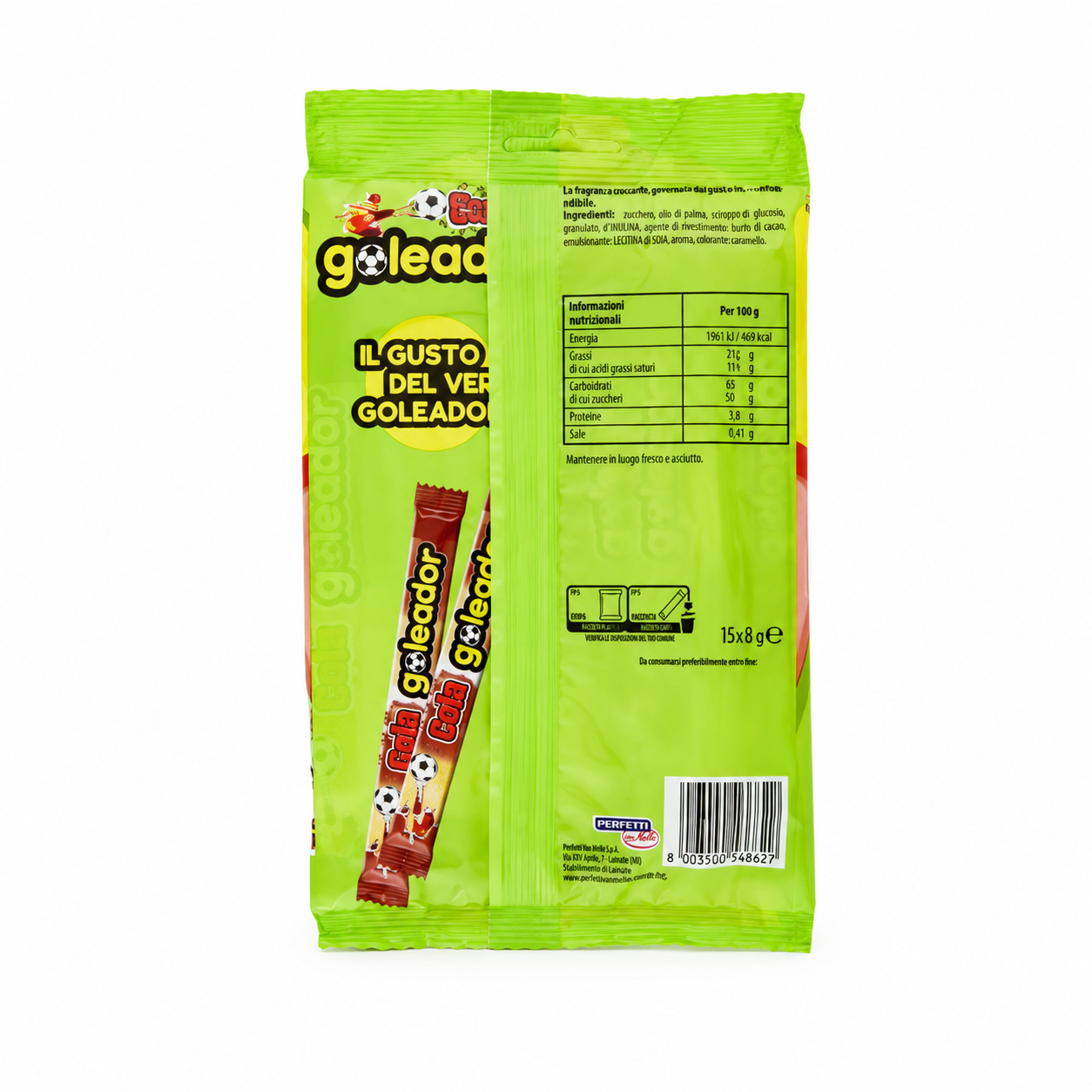 Goleador Cola Doppia Caramella – Box da 200 Pezzi Gusto Cola