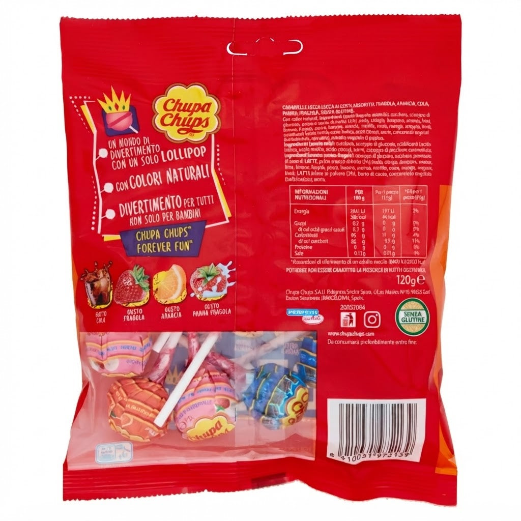 Perfetti Chupa Chups + Lupo Alberto – 120 Lecca Lecca + 200 Caramelle Gommose, Totale 320 Pezzi