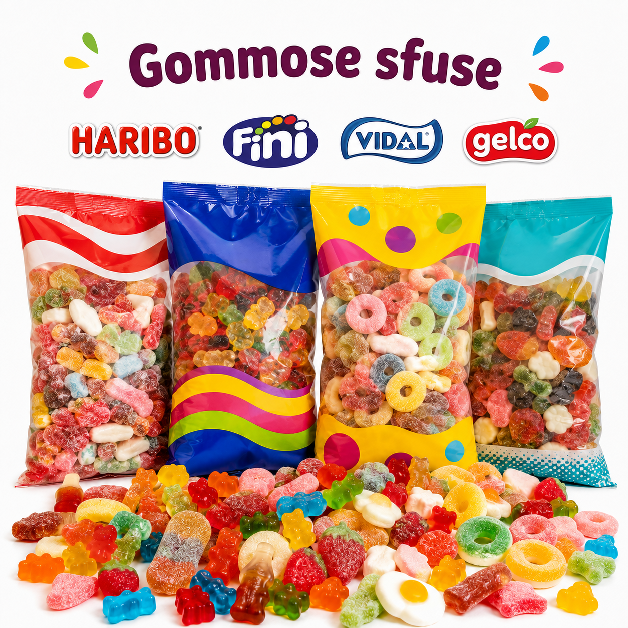 Caramelle gommose sfuse