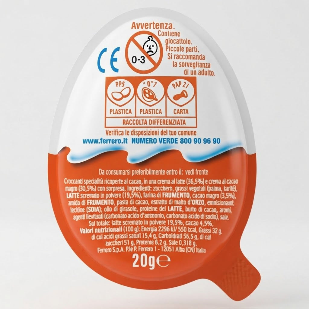 Kinder Joy Spiderman Sorpresa – Box da 24 pezzi ovetto di cioccolato a latte