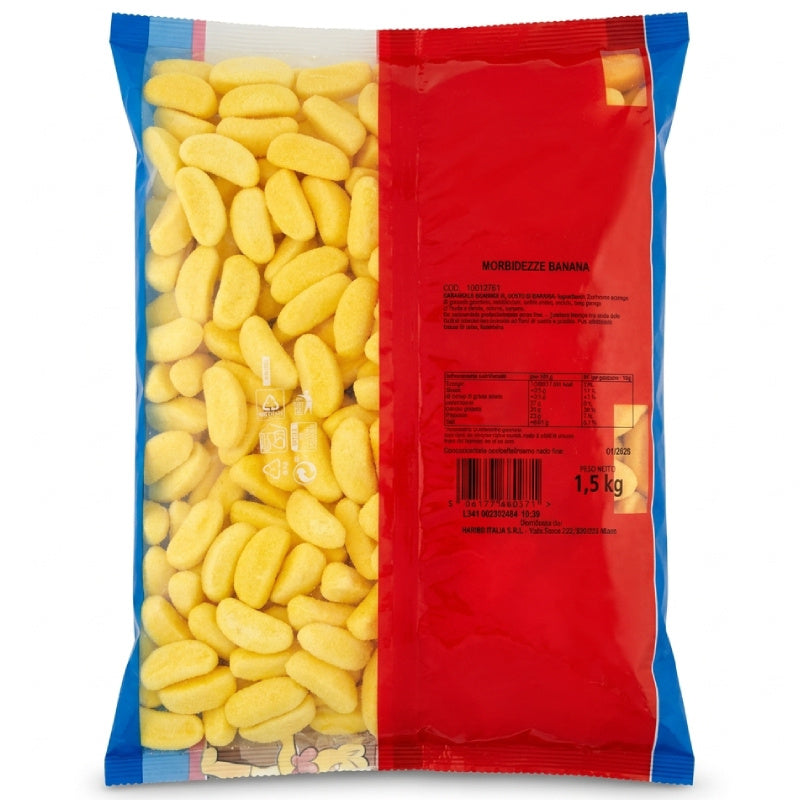 Haribo Banana Caramelle Gommose Zuccherate Gusto Banana – Busta da 1,5 kg (Copia)