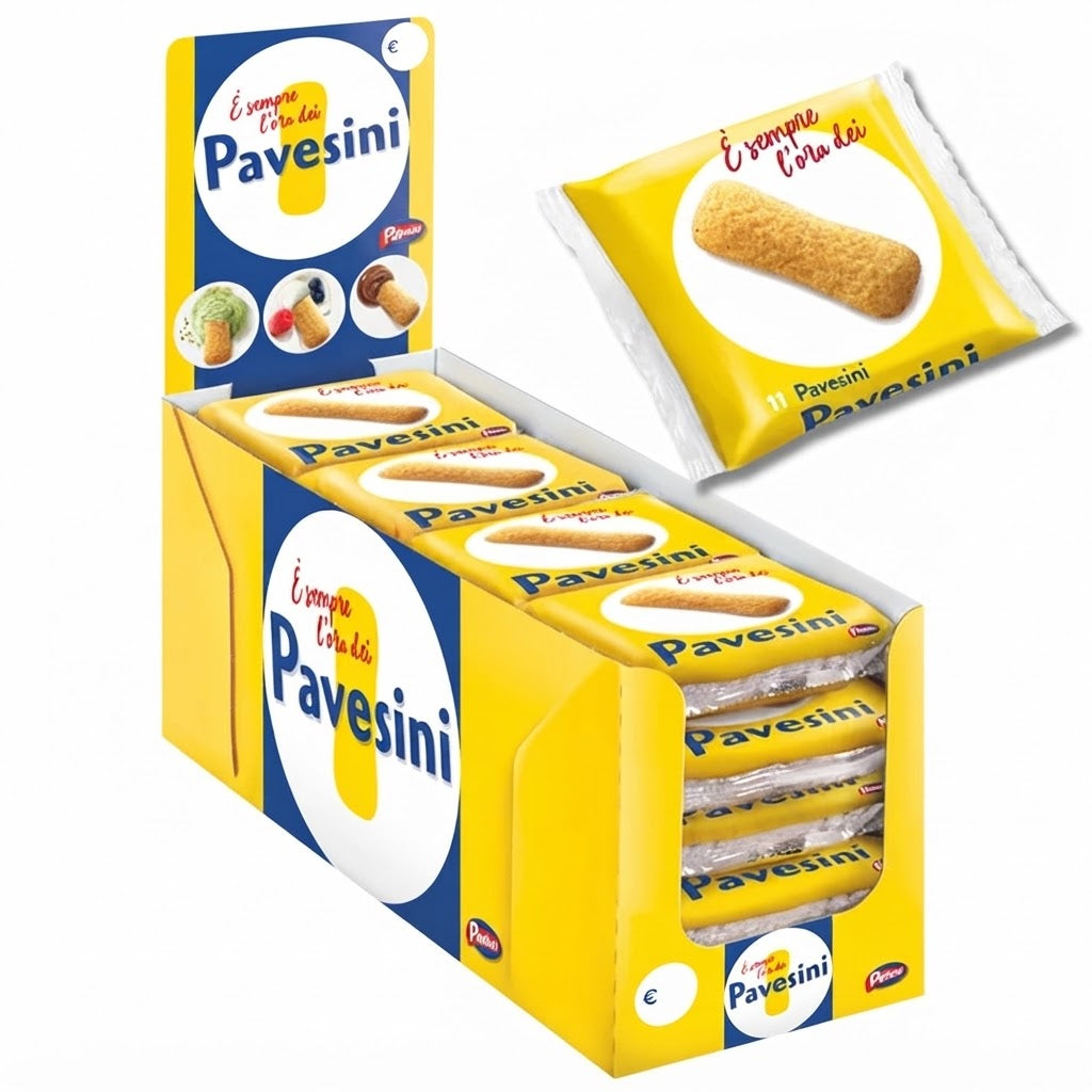 Pavesini Pavesi Monoporzione – 20 Confezioni da 25 g, 220 biscotti