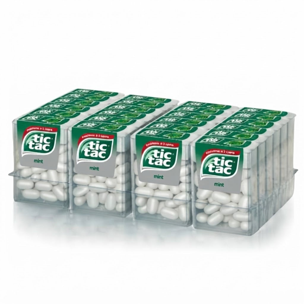 Tc Tac Menta Confetti alla Menta – Box da 24 Pezzi, Totale 432 g