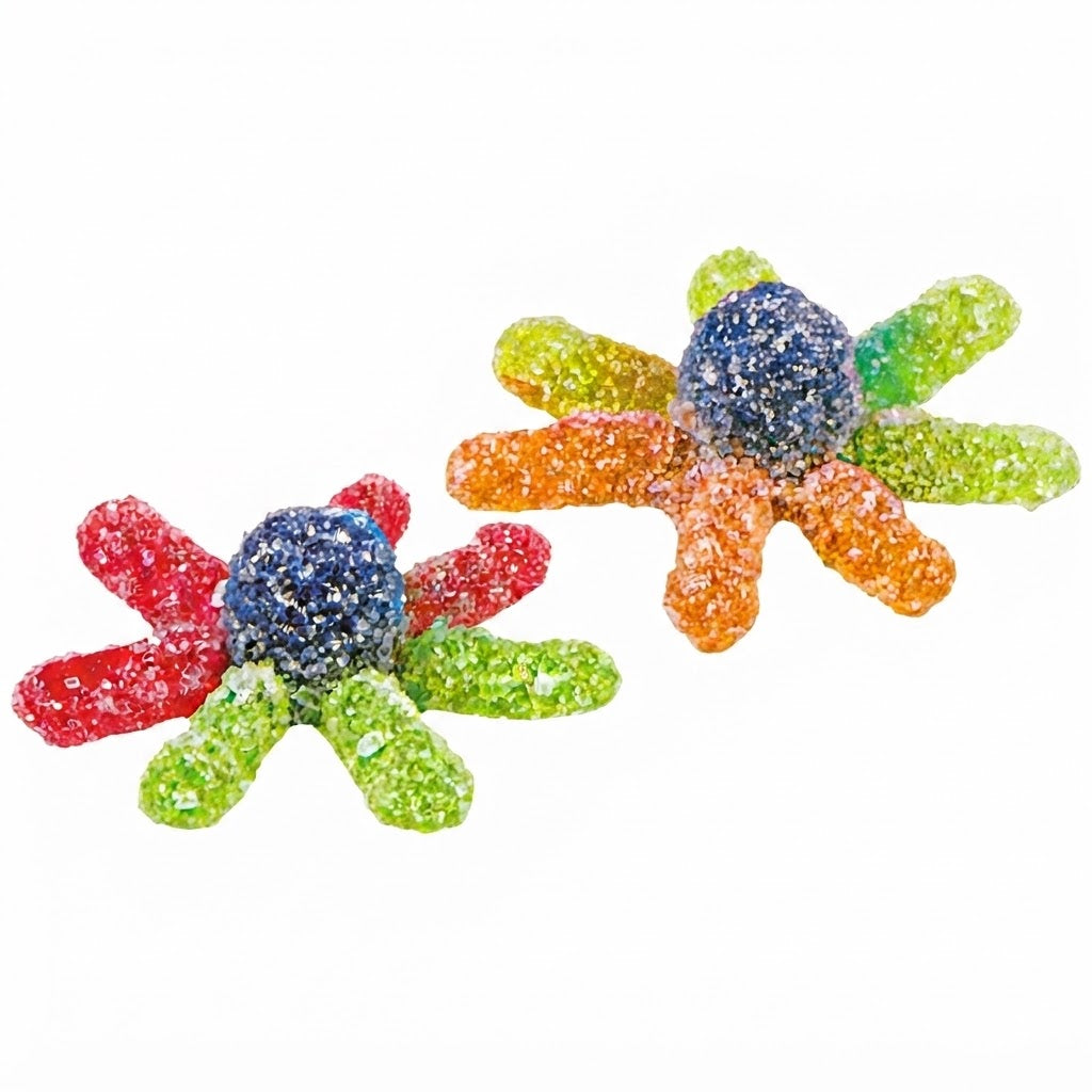 Fini Polipo Zuccherato Caramelle Gommose Frizzanti alla Frutta – Busta da 1 kg