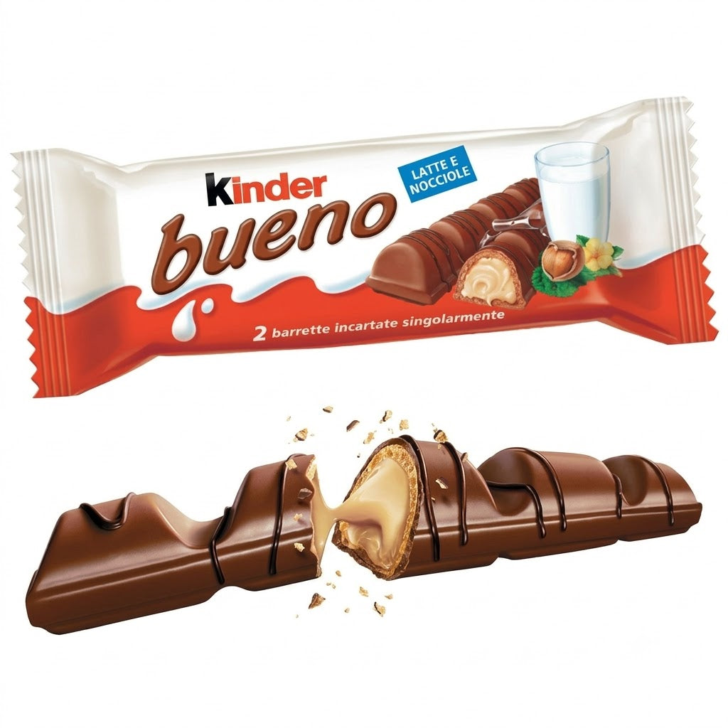Kinder Bueno 15 Confezioni da 2 Barrette – Totale 30 Barrette