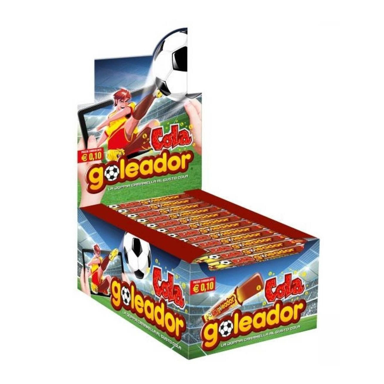 Goleador Cola Doppia Caramella – Box da 200 Pezzi Gusto Cola