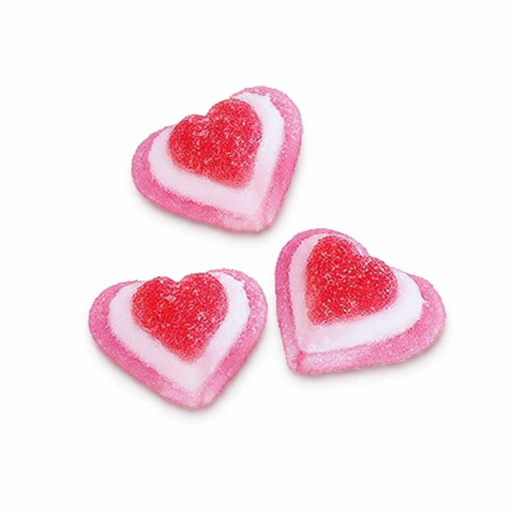 Fini Cuore Tricolore Caramelle Gommose alla Frutta zuccherata – Busta da 1 kg