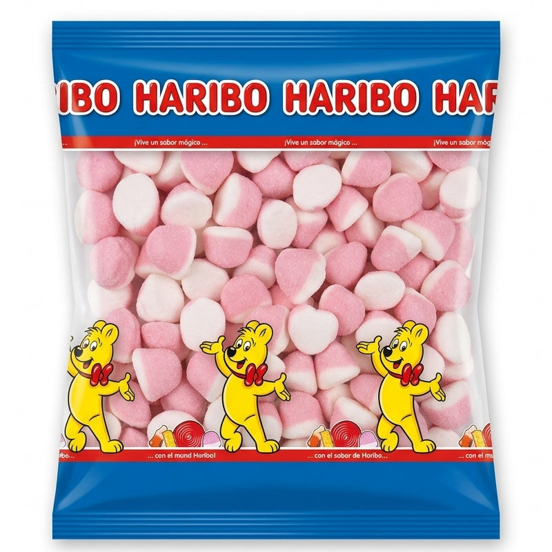 Haribo Coccole Fragola – Caramelle Gommose Zuccherate Gusto Fragola – Busta da 1 kg