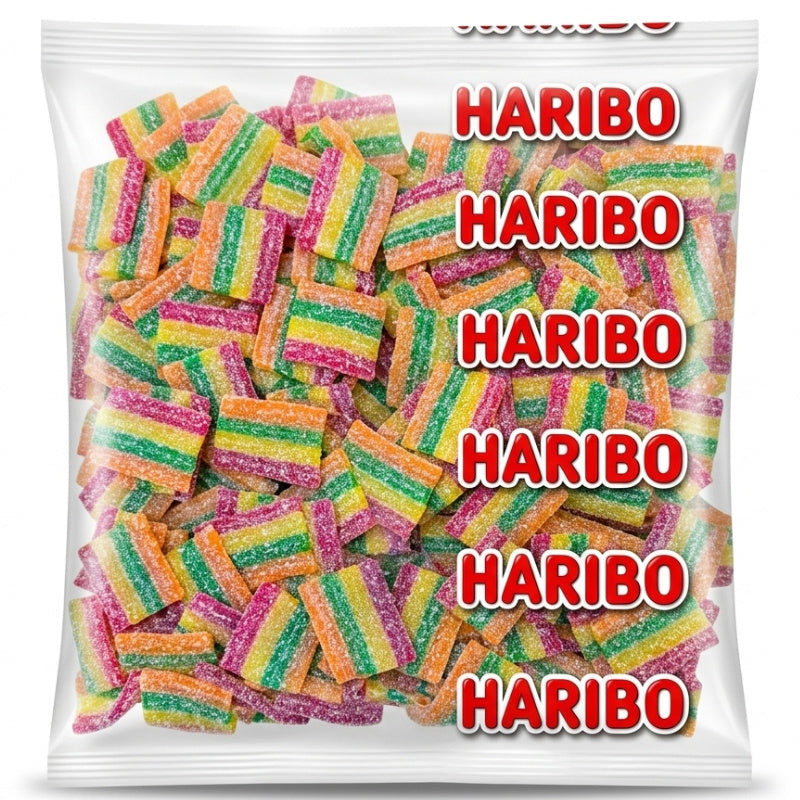 Haribo Miami Frizzi Caramelle Gommose Frizzanti Gusto Frutta – Busta da 1 kg