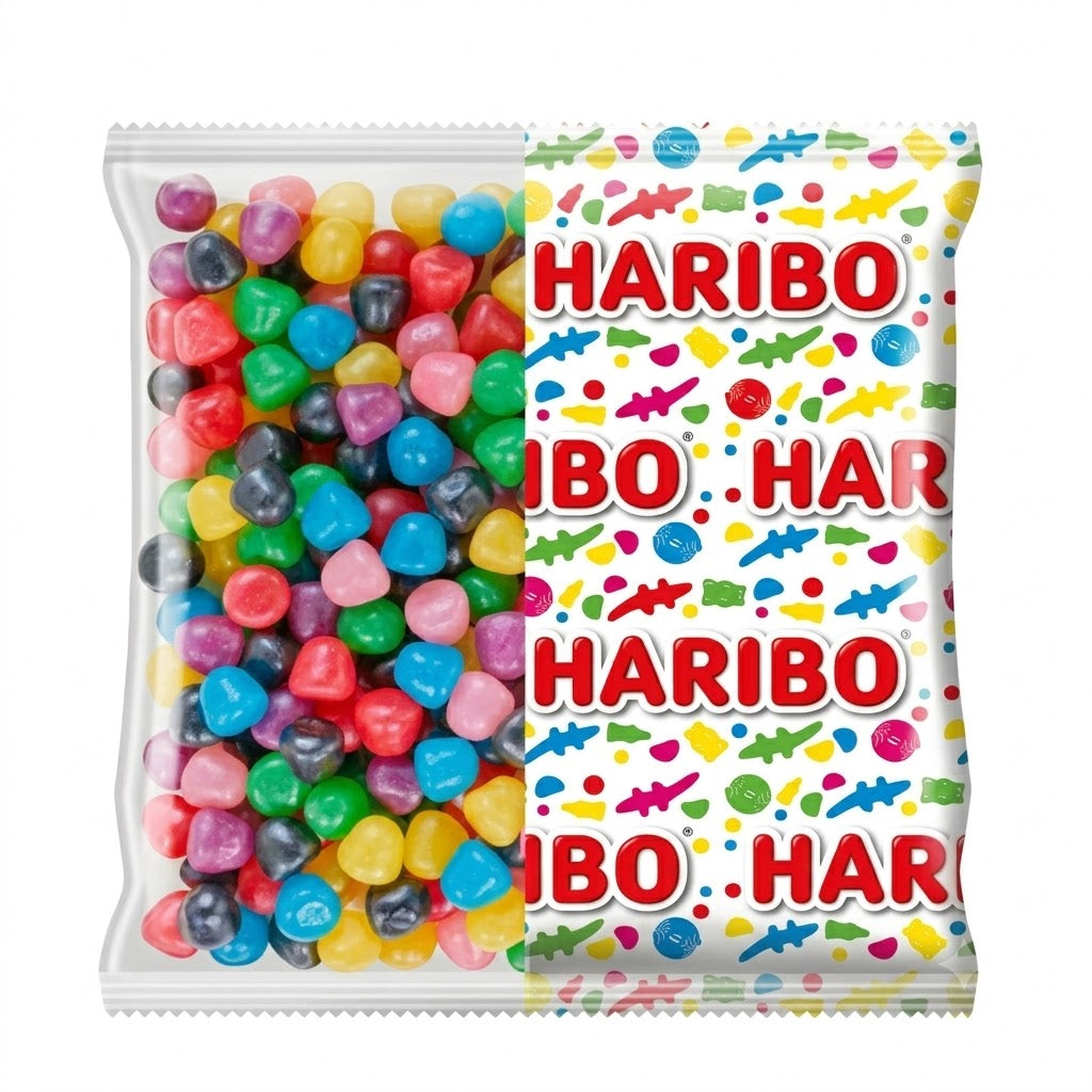 Haribo Dragibus Caramelle Gommose Colorate alla Frutta – 2 Buste da 2 kg, Totale 4 kg