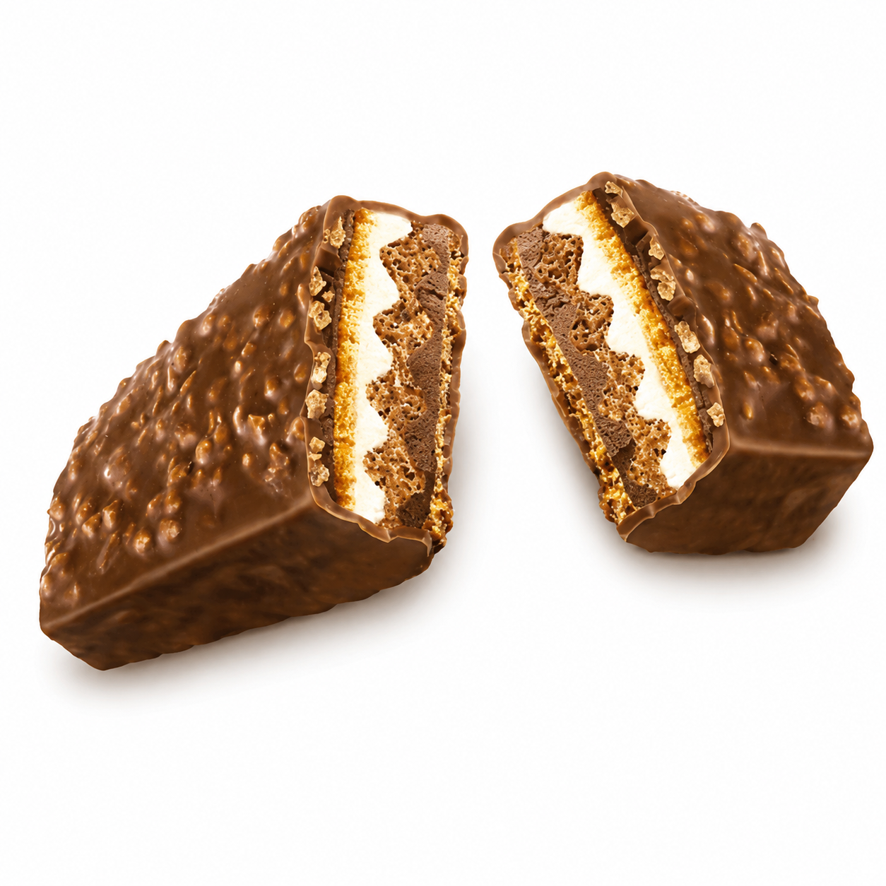 Kinder Crispy Wafer Croccante con Crema al Latte e Cioccolato – 14 Pezzi