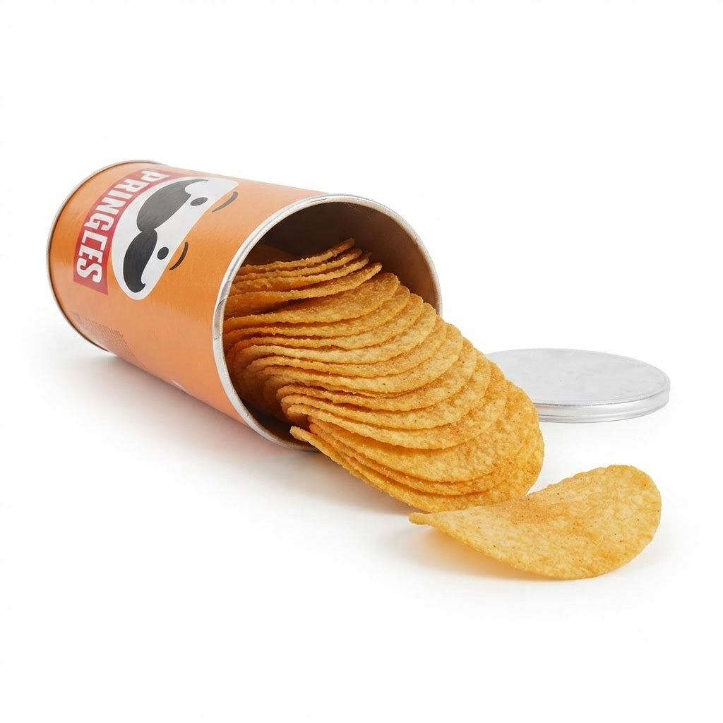 Pringles Paprika Patatine alla Paprika – Confezione da 12 Barattoli da 40 g, Totale 480 g