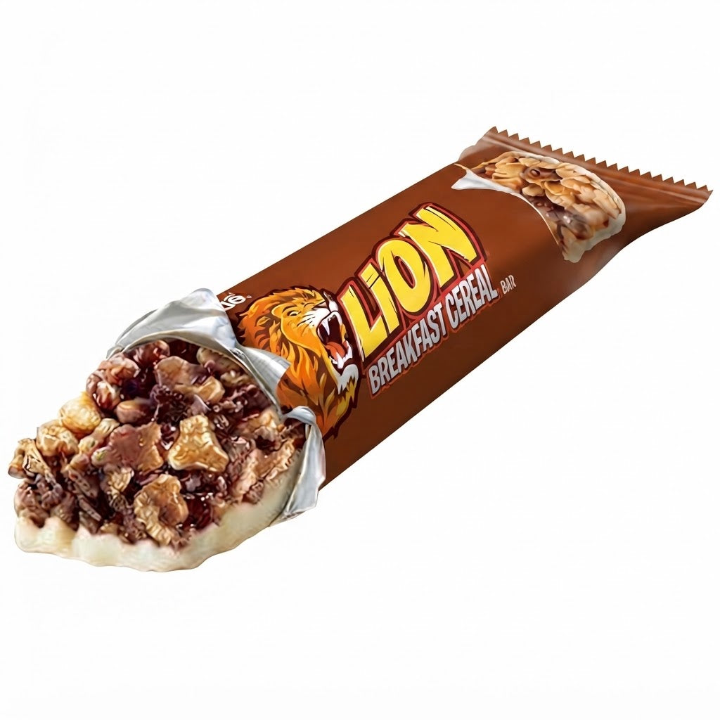 Nestlé Lion Breakfast Cereal Bar – 16 Barrette da 25 g, Cereali e Cioccolato