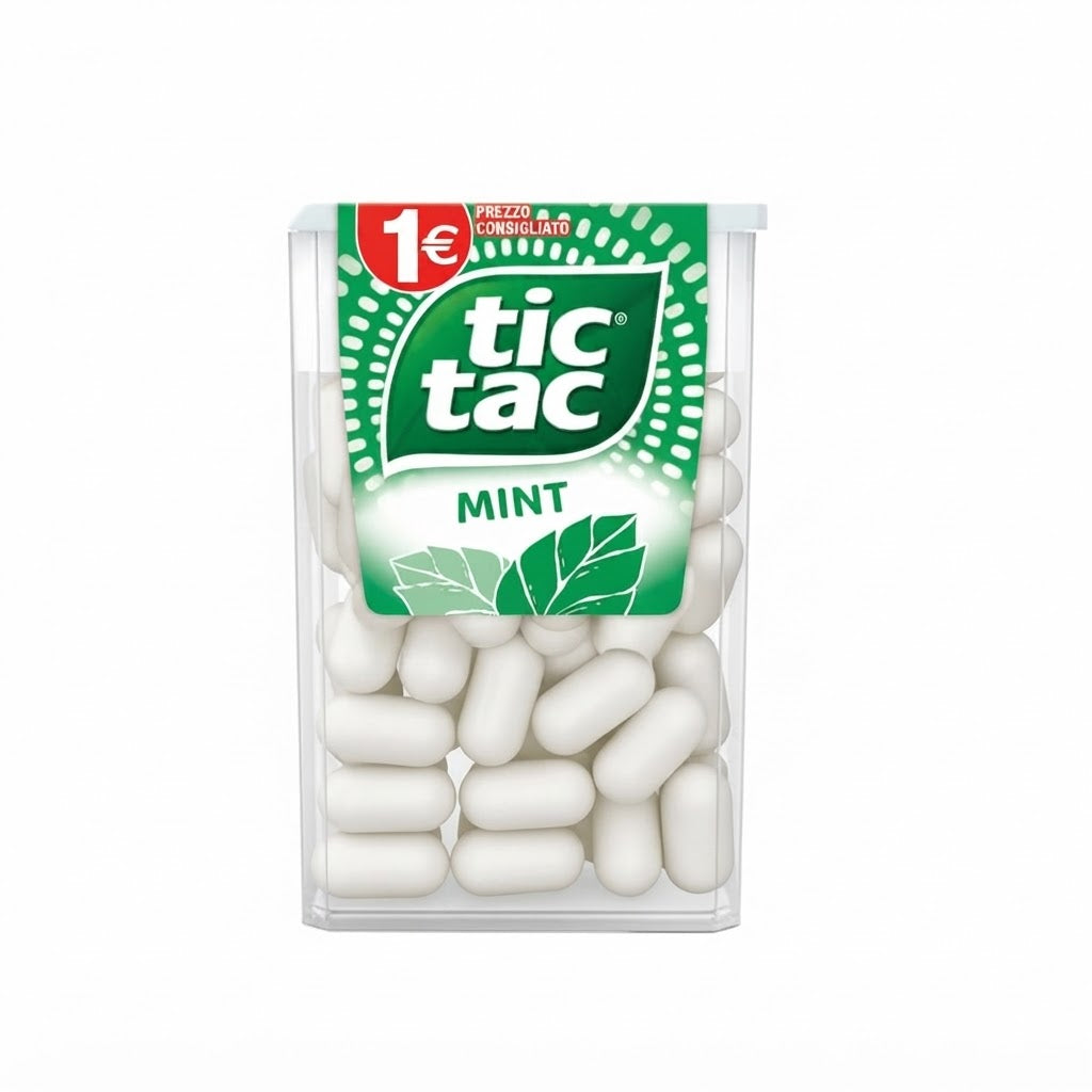 Tc Tac Menta Confetti alla Menta – Box da 24 Pezzi, Totale 432 g