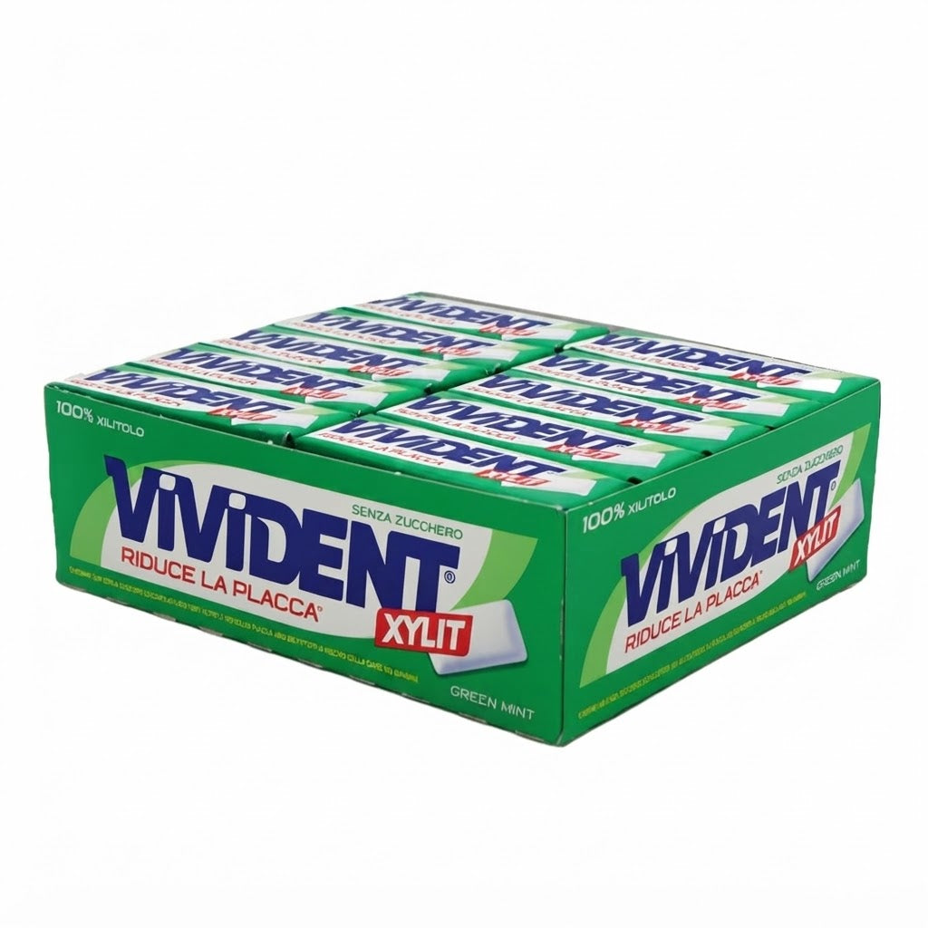 Vivident Xylit Clorofilla Senza Zucchero – Confezione da 40 Stick