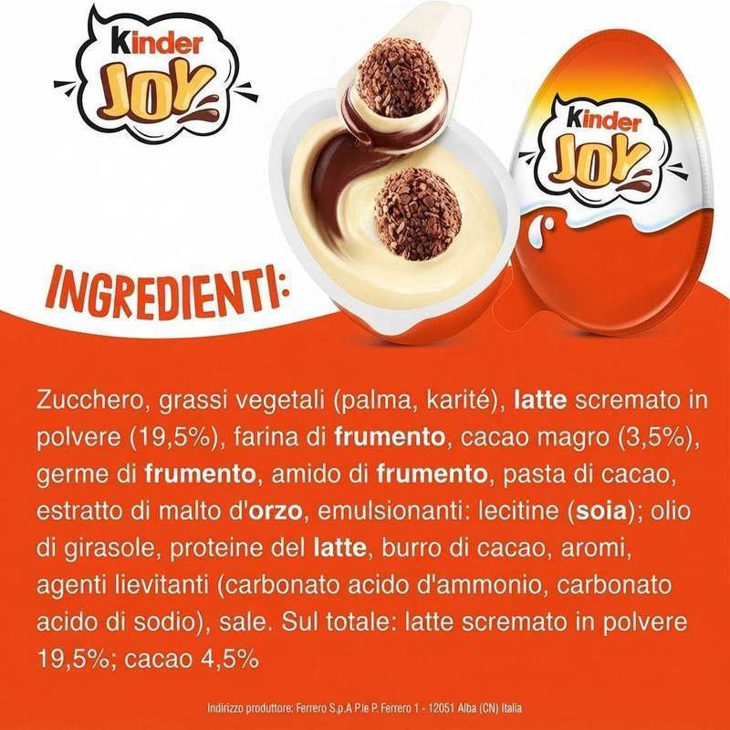 Kinder Joy One Piece – Confezione da 24 Ovetti