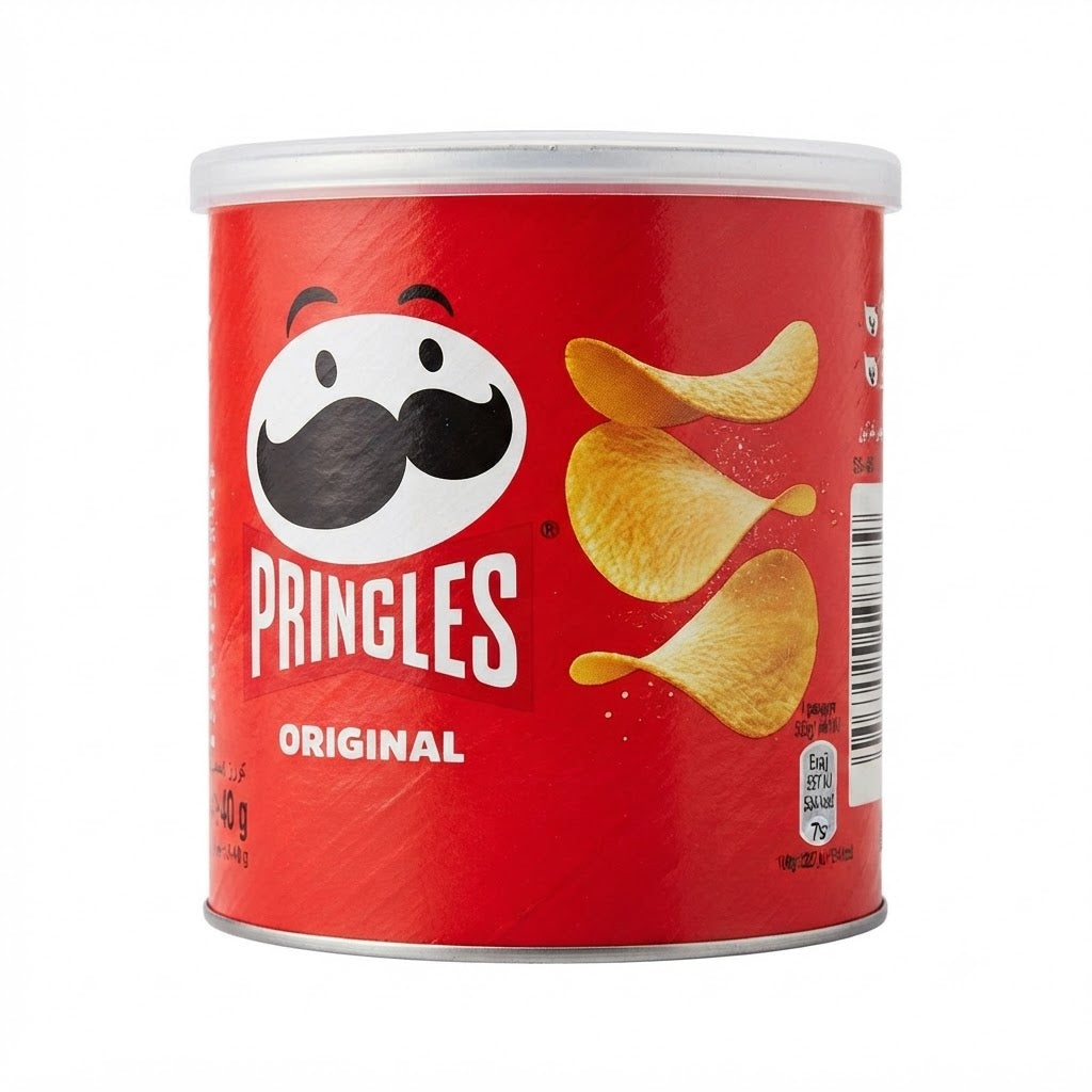 Pringles Original Patatine Salate – Confezione da 12 Barattoli da 40 g, Totale 480 g