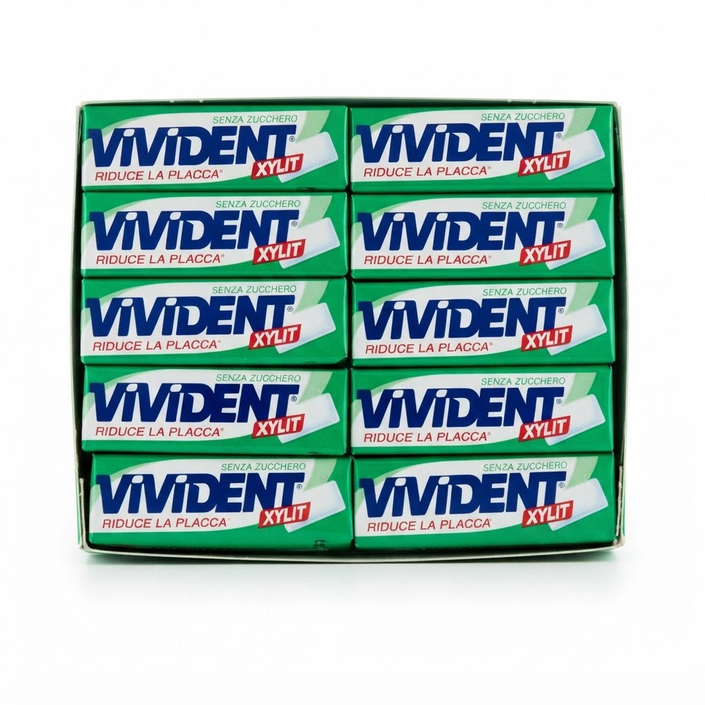 Vivident Xylit Clorofilla Senza Zucchero – Confezione da 40 Stick