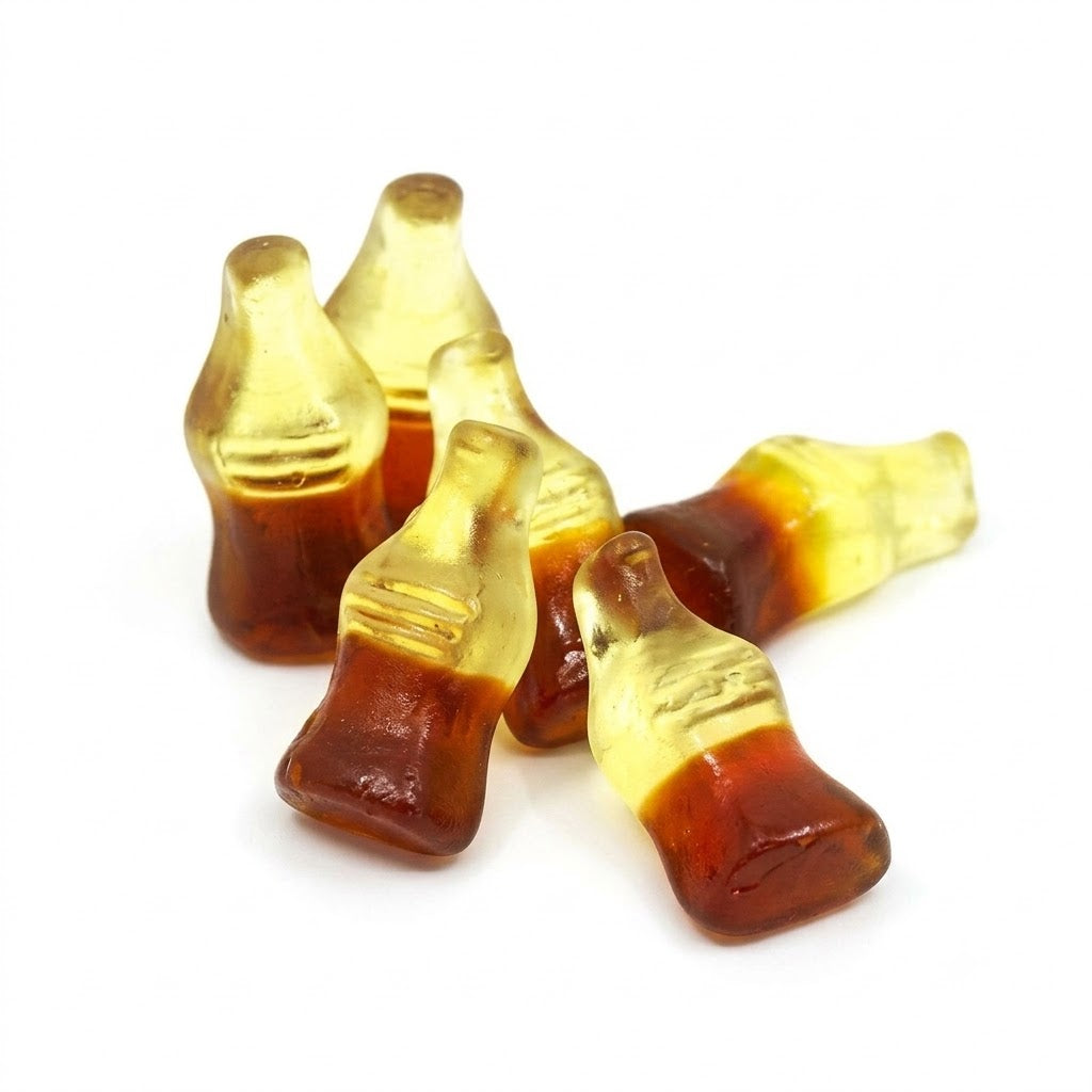 Haribo Happy Cola Caramelle Gommose al Gusto Cola – 2 Buste da 1 kg, Totale 2 kg