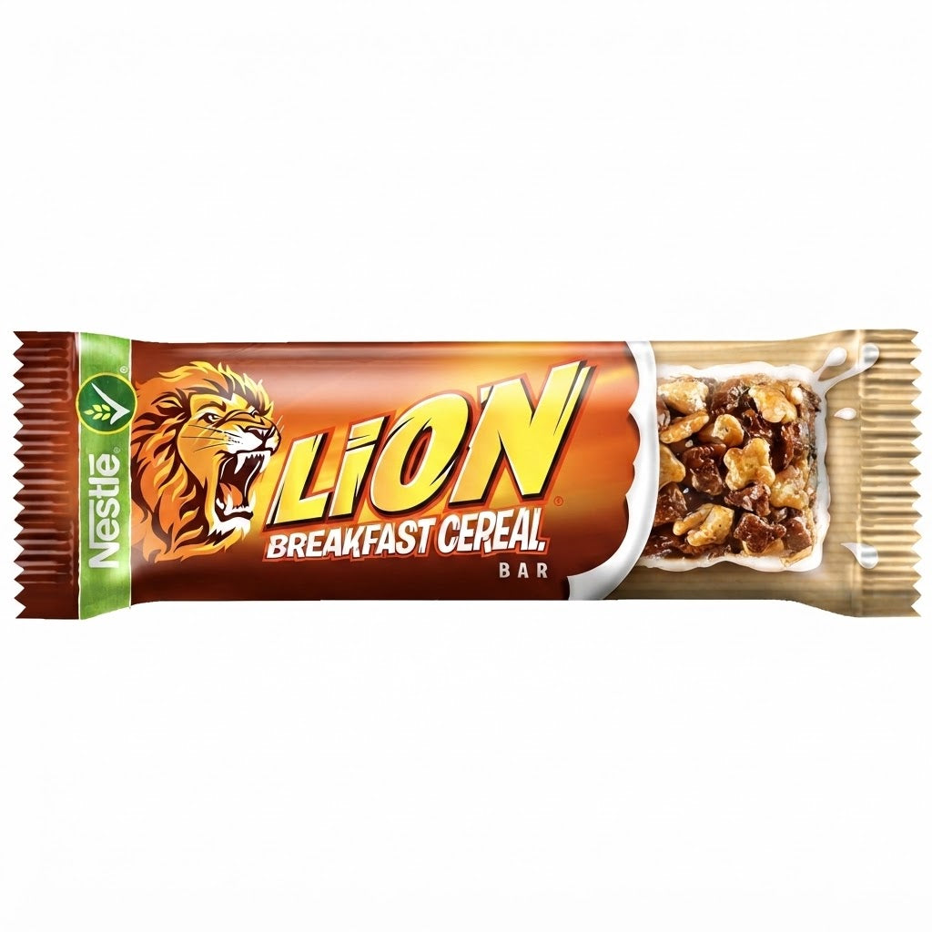 Nestlé Lion Breakfast Cereal Bar – 16 Barrette da 25 g, Cereali e Cioccolato