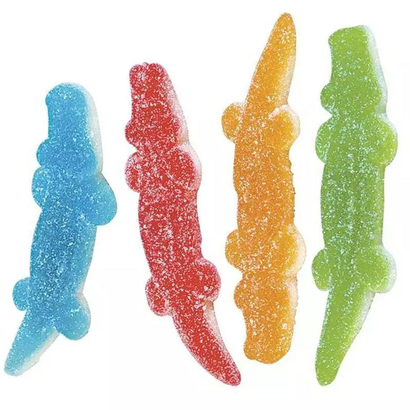 Haribo Coccodrilli Frizzi – Caramelle Gommose Zuccherate Gusto Frutta – Busta da 1 kg