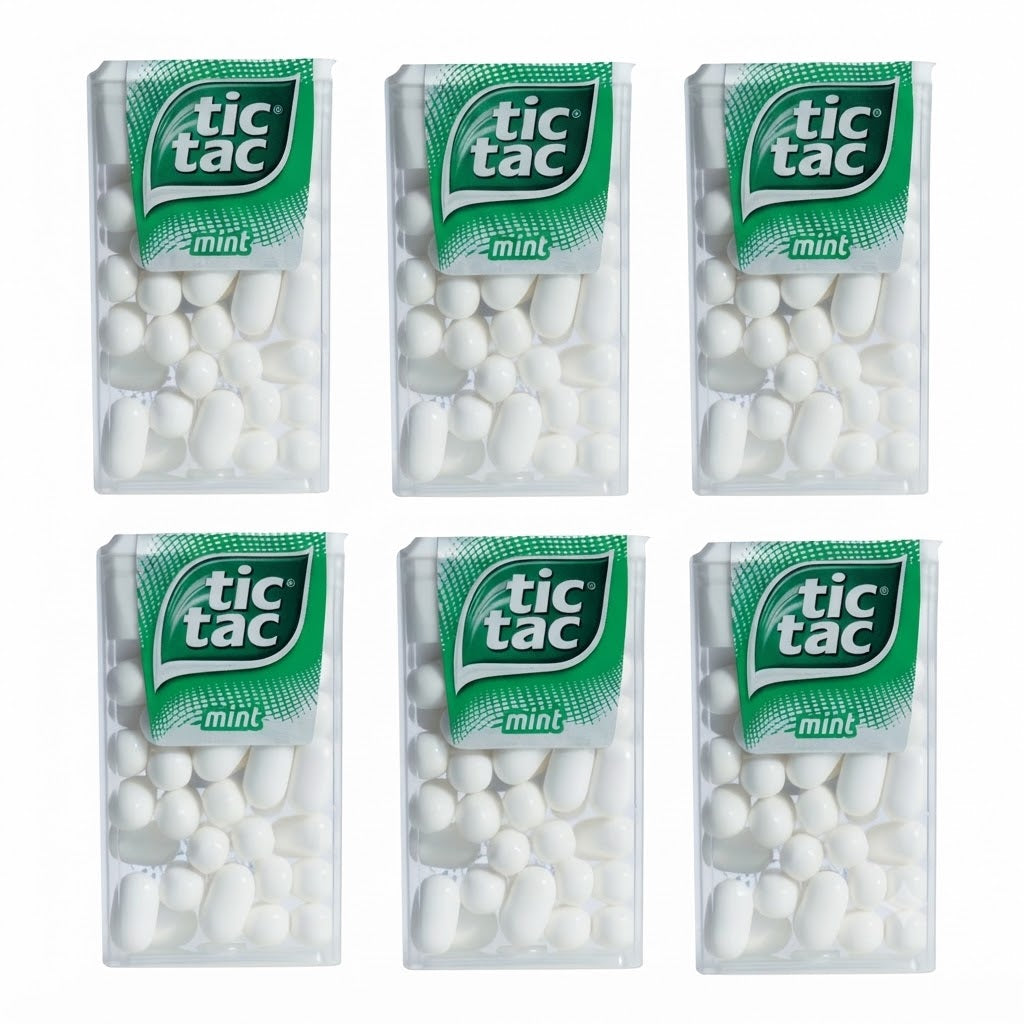 Tc Tac Menta Confetti alla Menta – Box da 24 Pezzi, Totale 432 g