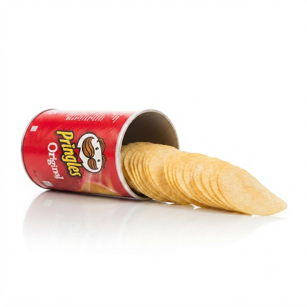 Pringles Original Patatine Salate – Confezione da 12 Barattoli da 40 g, Totale 480 g