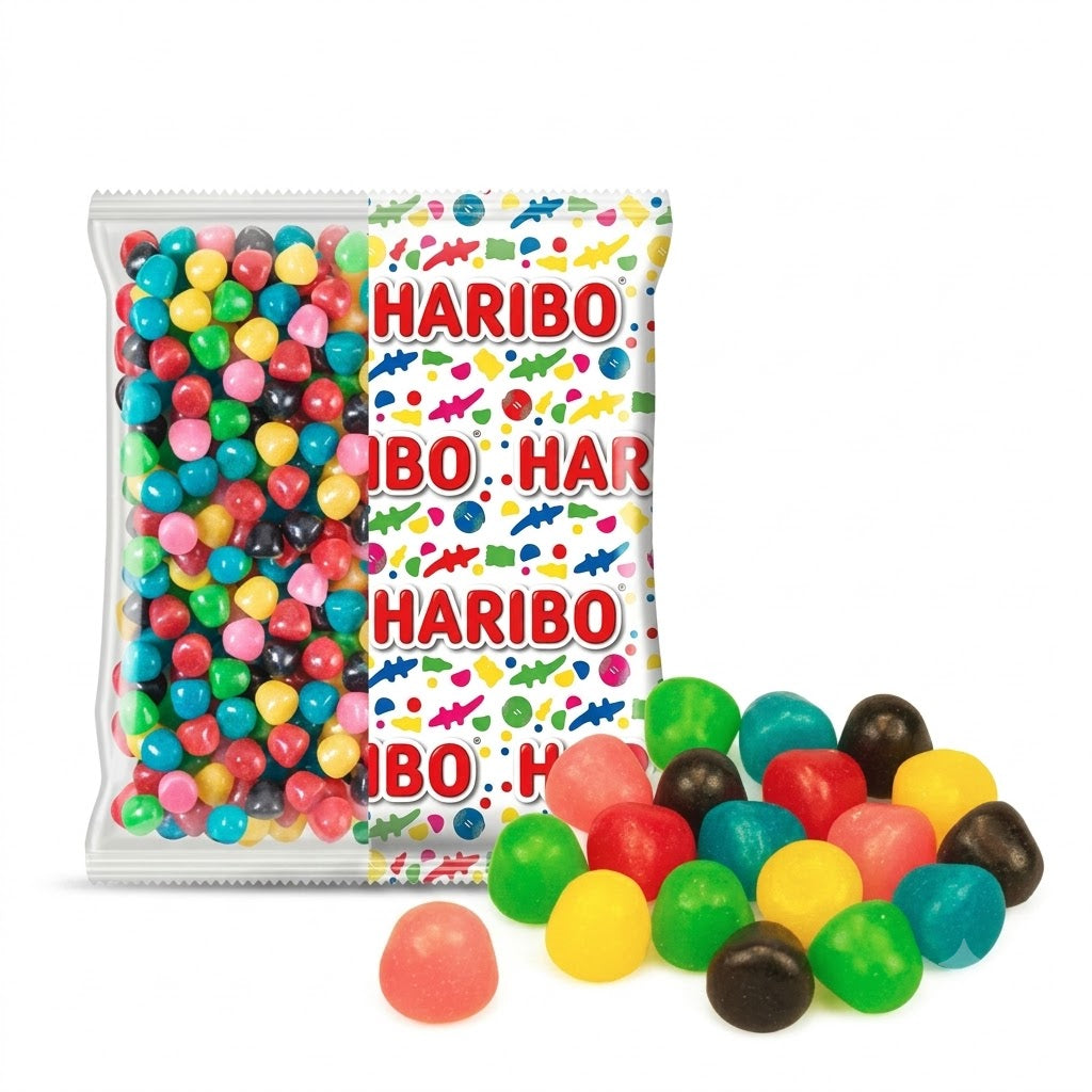 Haribo Dragibus Caramelle Gommose Colorate alla Frutta – 2 Buste da 2 kg, Totale 4 kg