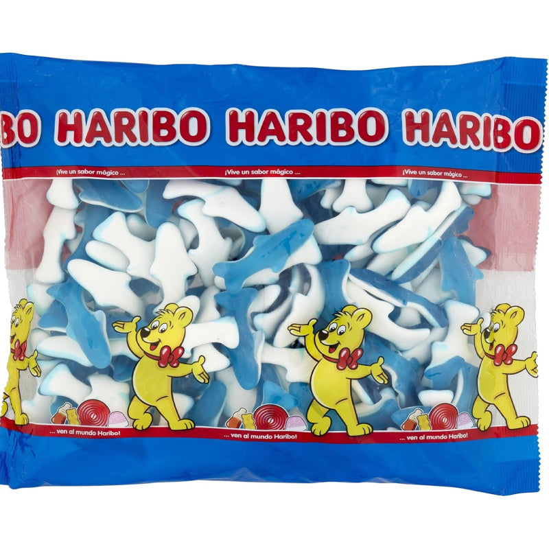 Haribo Delfini Caramelle Gommose alla Frutta – 2 Buste da 1 kg, Totale 2 kg