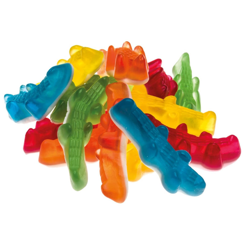Haribo Coccodrilli Caramelle Gommose alla Frutta – 2 Buste da 2 kg, Totale 4 kg