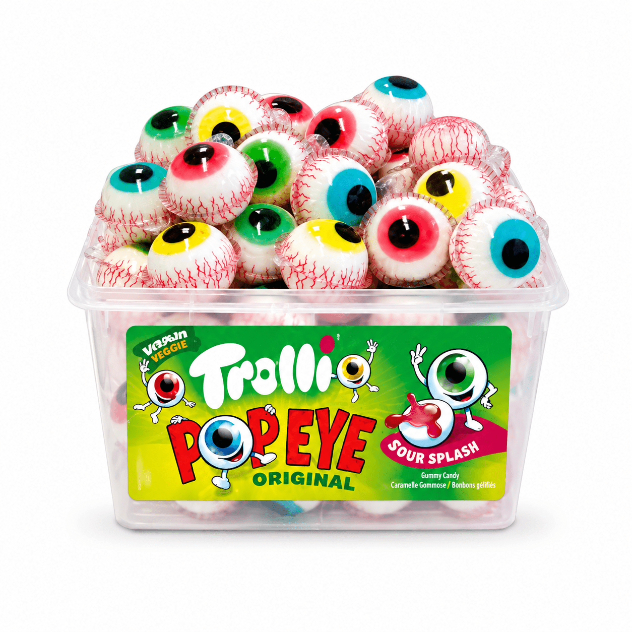 Trolli Maxi Pack – Pop Eye 45 Pezzi + Mini Burger 60 Pezzi, Totale 105 Pezzi