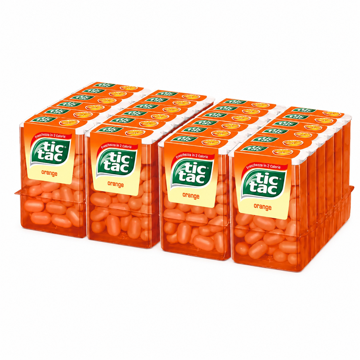 Tc Tac Arancia Confetti alla Arancia – Box da 24 Pezzi, Totale 432 g