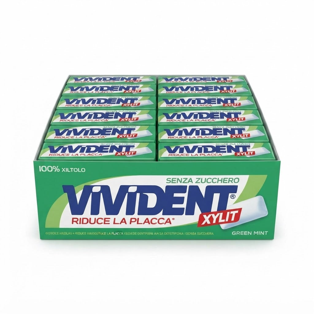Vivident Xylit Clorofilla Senza Zucchero – Confezione da 40 Stick