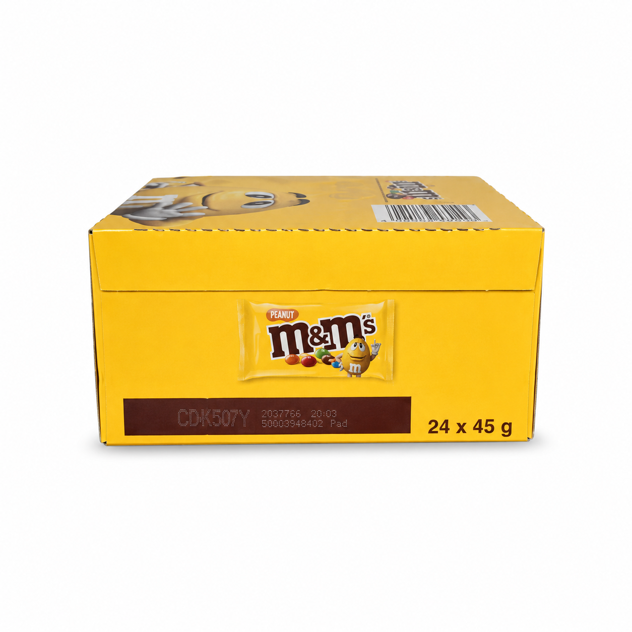 Mars- M&M’s Peanut – Box 24 Confezioni da 45 g con Arachidi e Cioccolato