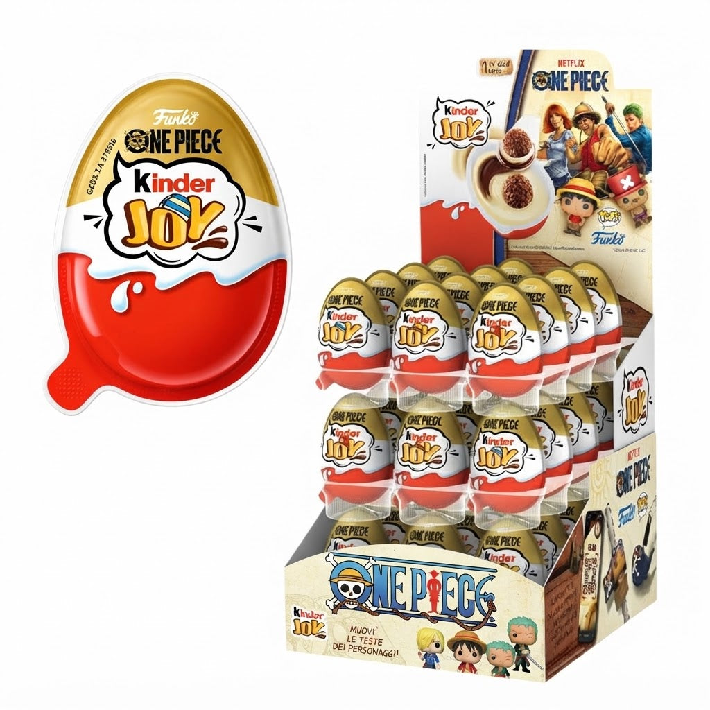 Kinder Joy One Piece – Confezione da 24 Ovetti
