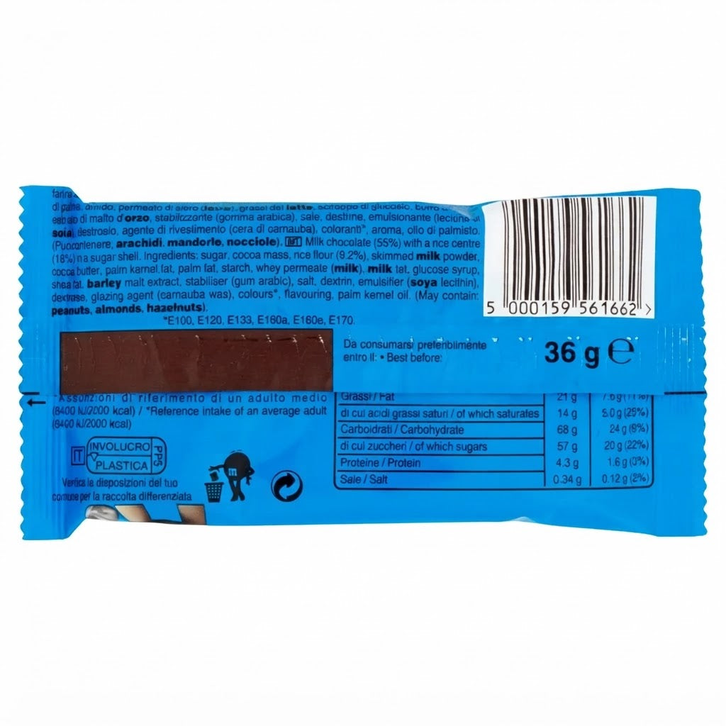 M&M’s Crispy 24 Pezzi – Confetti Croccanti al Cioccolato – 24 Buste da 36 g