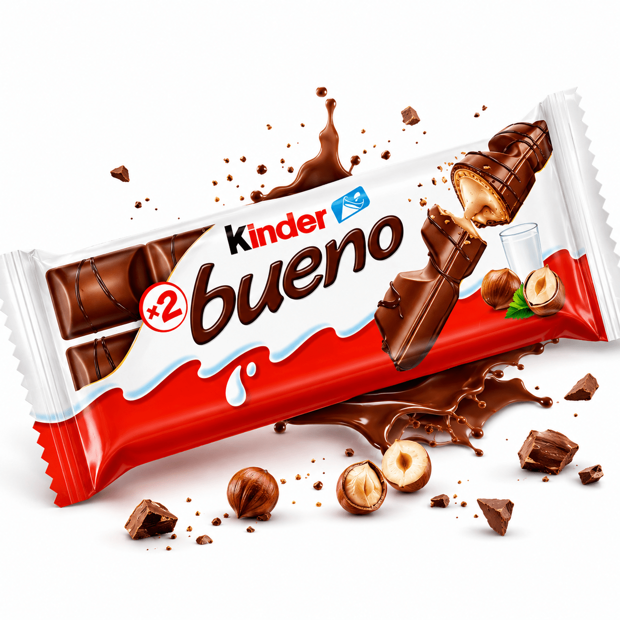 Kinder Bueno Classico + Kinder Bueno White – 30 Confezioni, 60 Barrette