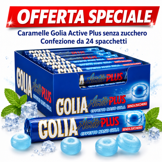Golia Activ Plus Senza Zucchero – Confezione da 24 Stick
