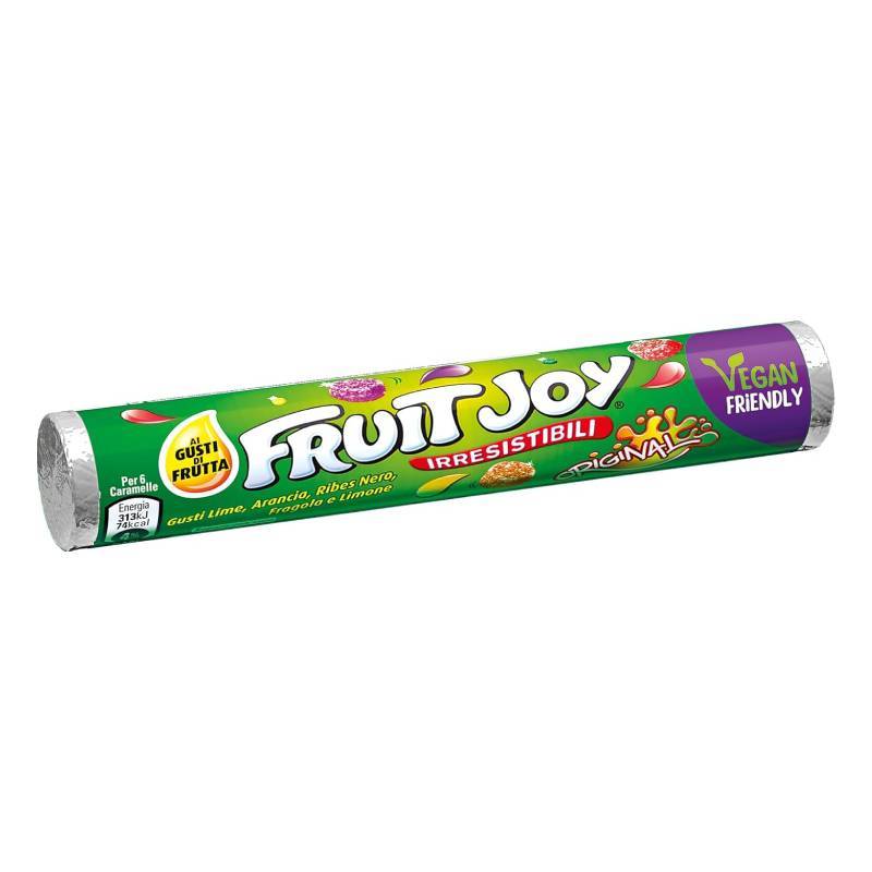 Fruit Joy Original Caramelle Gommose Zuccherate Vegan ai Gusti di Frutta – Confezione da 32 Spacchetti