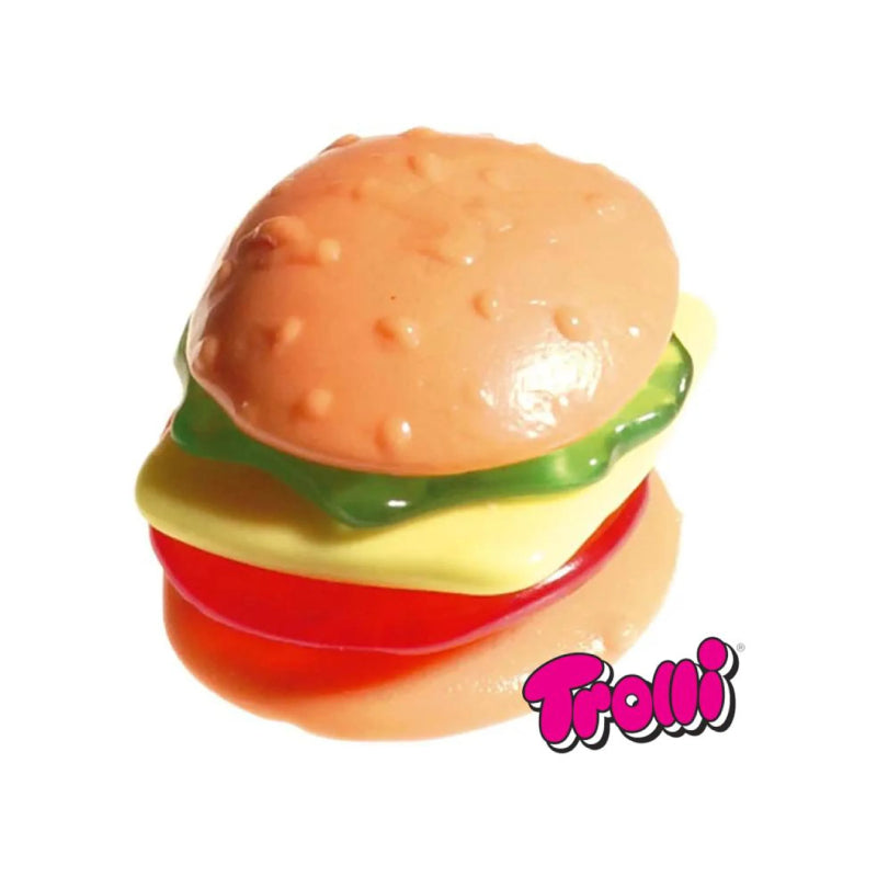 Trolli Mini Burger Caramelle Gommose a Forma di Hamburger – 60 Pezzi