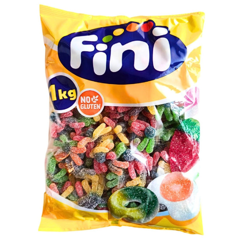 Fini Polipo Zuccherato Caramelle Gommose Frizzanti alla Frutta – Busta da 1 kg