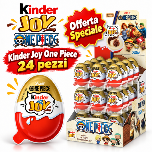 Kinder Joy One Piece – Confezione da 24 Ovetti