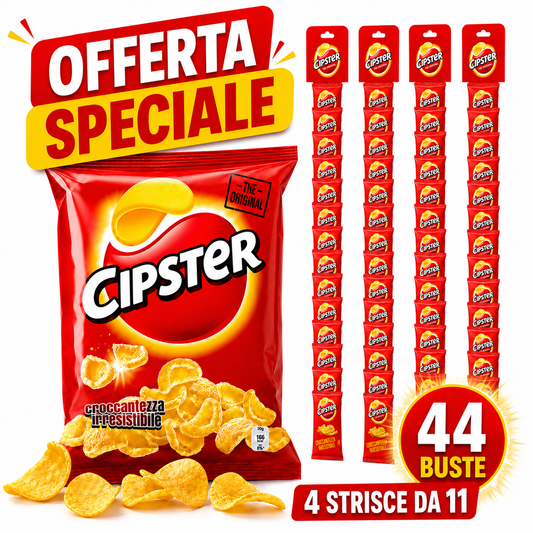 Mondelez International Cipster The Original Snack di Patate – Confezione da 44 Buste