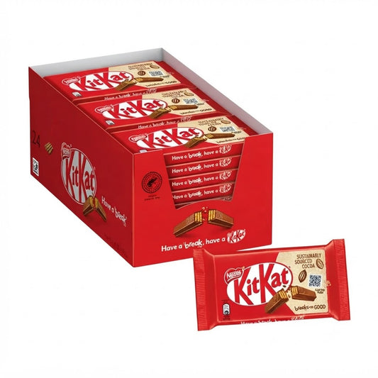 KitKat Classico – Box 24 Confezioni da 41,5 g, Wafer Ricoperto di Cioccolato al Latte