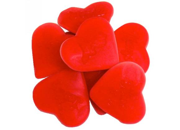 Haribo Cuori Caramelle Gommose alla Frutta – 2 Buste da 1 kg, Totale 2 kg
