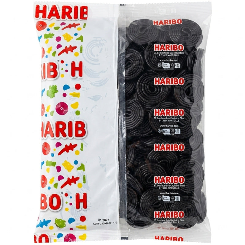 Haribo Rotella Caramelle alla Liquirizia Veggie – Busta da 2 kg
