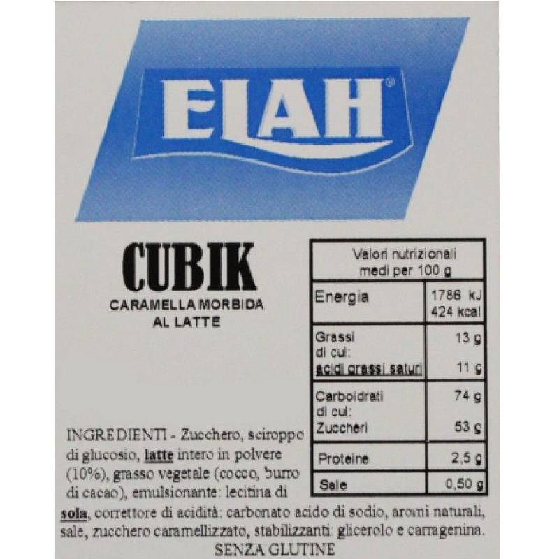 Elah Cubik + 900 Menta Liquirizia – 2 Buste da 1 kg, Totale 2 kg