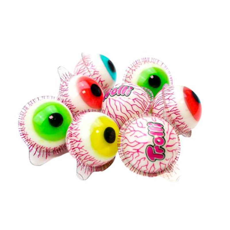 Trolli Pop Eye Occhi Gommosi Ripieni – 60 Pezzi Confezionati Singolarmente