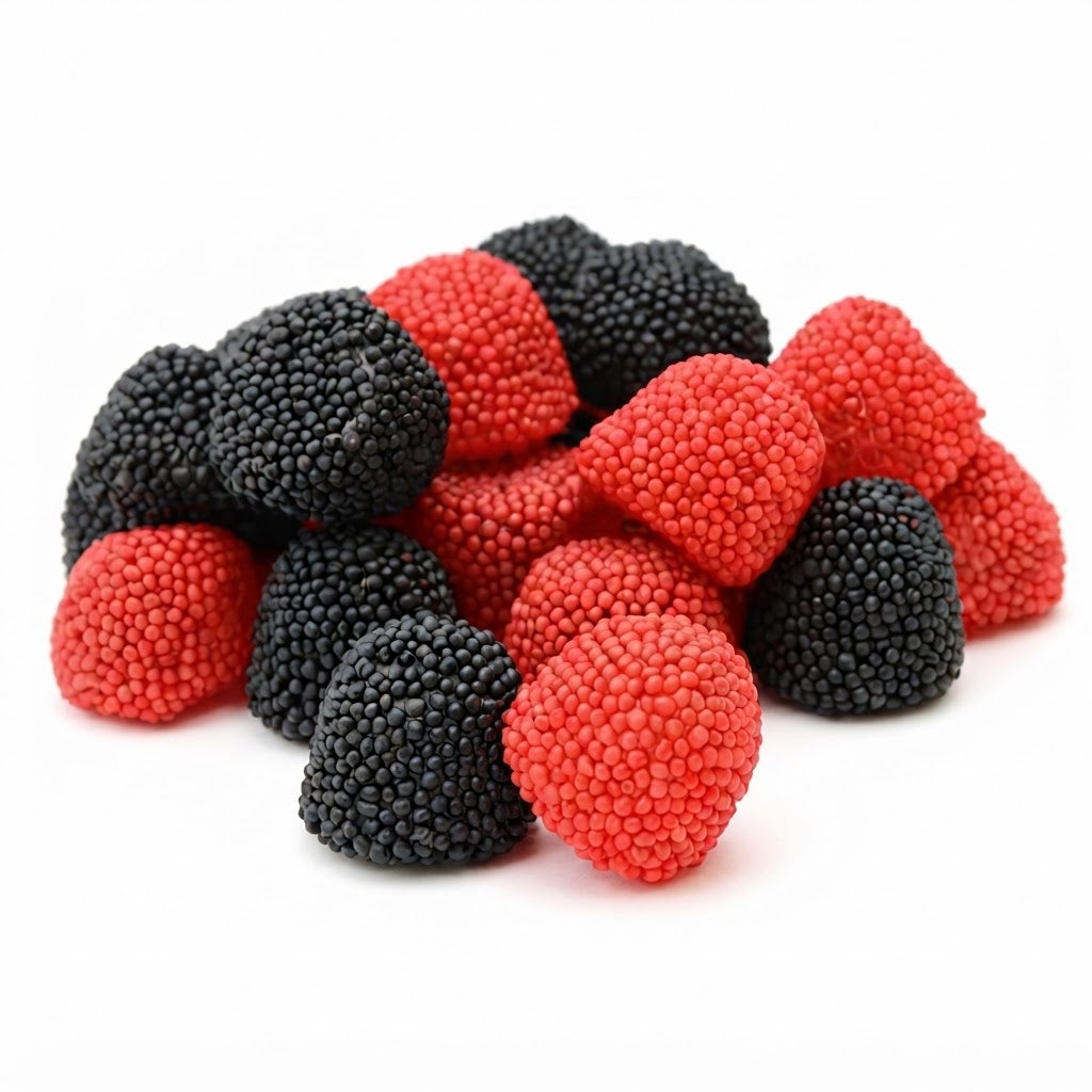Fini More e Lamponi Caramelle Gommose – 2 Buste da 1 Kg, Totale 2 Kg